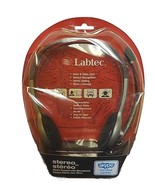 VTG Labtec Stereo 342 Silver/Black Headband Headset w Microphone NEW &amp; S... - €11,60 EUR