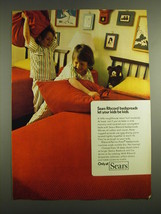 1971 Sears Ribcord Bedspreads Ad - Let your kids be kids - £14.78 GBP