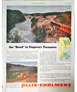 Allis Chalmers Tractor Division Milwaukie Road To Ungava&#39;1953 Vintage Pr... - $11.53