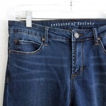Articles Of Society Dark Wash Stretch Skinny Denim Jeans Womens 29 29x28 - $24.74