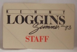 Kenny Loggins - Vintage Original Concert Tour Cloth Backstage Pass - £7.90 GBP
