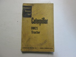 Caterpillar DW21 Traktor Servicemen&#39;s Referenz Buch Gebraucht OEM - $19.94