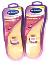 2 Ct Dr Scholl&#39;s Stylish Step High Heels Cushioning Insoles Women&#39;s Size 6 To 10 - £19.97 GBP