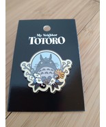 Studio Ghibli My Neighbor Totoro Floral Enamel Pin - £15.72 GBP