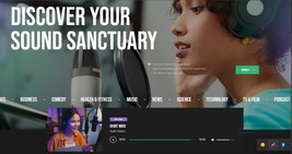 1 year of both Internet Radio Station and Custom Website Hosting - $1,137.08 MXN
