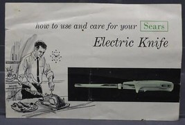 Vintage Sears Elettrico Coltello Manuale D&#39;Istruzioni - £28.83 GBP