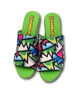 Loudmouth Marlene Sandals Size 9 M Open Toe Wedge Floral Golf Tags New - $41.53