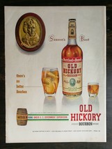 Vintage 1951 Old Hickory Bourbon Full Page Original Ad 721 - $6.64