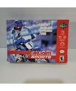 Jeremy McGrath Supercross 2000 Nintendo N64  BOX ONLY w/Inserts &amp; Poster - $84.19 CAD