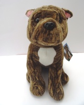 Brindle Staffordshire,Bull Terrier gift wrapped or not with engraved tag or not  - £31.97 GBP+