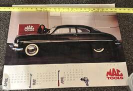 1993 MAC TOOLS 3 MONTH CALENDAR W/JAMES DEAN&#39;S 1949 MERCURY COUPE - $9.49