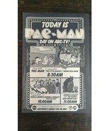 Vintage 1982 Saturday Morning Cartoons Pac-Man Full Page Original TV Ad 721 - £5.26 GBP