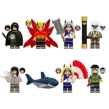 8Pcs Naruto Minifigures Silver Horn Ape Demon Inutsuka Kiba Yamato Mini Blocks - $28.89