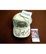 CHUCK YEAGER JAY NOVACEK ACE PILOT TE SIGNED AUTO CABELA&#39;S FAMILY HAT CA... - €343,89 EUR