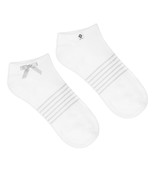 Socks Ankle Gray Bow - £4.53 GBP