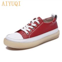 Women Spring Shoes 2021 New Genuine Leather Trend Color Matching Women Shoes Fla - £65.68 GBP