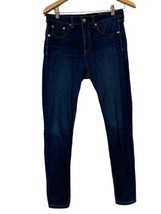 Rag and Bone Jeans Womens 27 Blue High Rise Skinny Mid Rise Dark Wash - $24.74