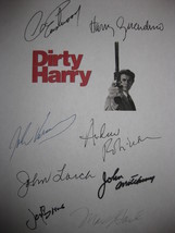 Dirty Harry Signed Script Screenplay Autograph X8 Clint Eastwood Guardin... - £15.65 GBP