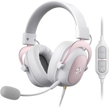 Redragon H510 Zeus White Wired Gaming Headset - 7.1 Surround Sound - Memory, Ns. - £61.31 GBP