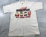 Vintage Detroit Red Wings T Shirt Mens Medium White South Park Hockeypark - $37.15