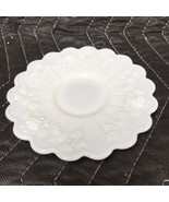 Westmoreland White Glass Grape Milk Glass Opaque Saucer 5” Diameter EUC - $4.46