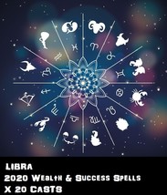 LIBRA STAR SIGN 20 X WEALTH SPELLS CAST VOODOO PIN POINT EXACT WORK - £24.03 GBP