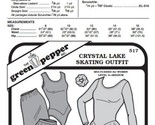 Womens Crystal Lake Skating Outfit #517 Sewing Pattern (Pattern Only) gp517 - $10.00