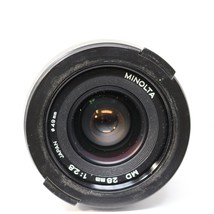 Minolta MD 28mm F2.8 with Minolta MD Mount Lens caps and case - £54.37 GBP