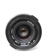 Minolta MD 28mm F2.8 with Minolta MD Mount Lens caps and case - £54.50 GBP