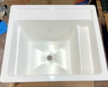 MUSTEE - Vector 22 in. x 25 in. Fiberglass Self-Rimming MultiTask Sink i... - $89.09