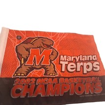 Maryland Terrapins Garden Flag NCAA Licensed 14&quot; x 11&quot; 2002 NCAA Champions - $184.89 MXN