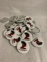 Lot of 32 Expendables 2 Buttons Pins, 2 1/2&quot; Movie Memorabilia Pins, August 1... - £19.77 GBP