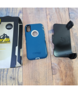 Otterbox 77-57029 Defender for iPhone X Big Sur Blue Screenless Case w B... - $30.57