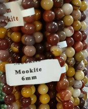 6mm Mookite Smooth Round Beads 15&quot; - 16&quot; strand  - £6.33 GBP