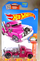 2016 Hot Wheels #147 HW Trucks 7/10 TURBINE TIME Pink Variation w/Black OH5 Sp - £7.83 GBP