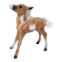 Breyer Reeves Vintage Brown and White Horse foal colt with Hair 5&quot; - $15.51