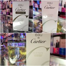 eau de Cartier .15 Mini or 3.3 oz IN BOX or 6.75 oz SEALED or Concentree SEALED - $34.99+