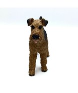 Vintage Handcrafted Airedale Terrier Figurine Unknown Provenance Circa 1... - $34.64