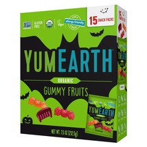 YumEarth Organic Halloween Gummy Fruits - Fruity Candy Snack Packs, Glut... - $16.82
