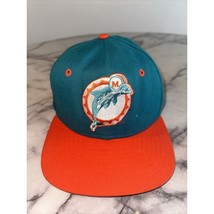 VINTAGE 90s Miami Dolphins NFL New Era Pro Model Dupont Visor SnapBack Hat - $99.95