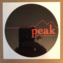 Peak Organic Brewing Co Logo Sticker Craft Beer - $2.99