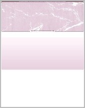 25 Blank Check Stock Paper - Check on Top - Burgundy Marble - £3.12 GBP