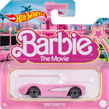 Hot Wheels Barbie The Movie 1956 Corvette 1:64 Car - Pink (HPR54) - £6.21 GBP