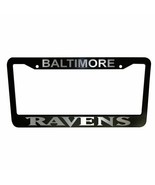 - SET of 2 - Baltimore Ravens Black Plastic License Plate Frames Truck C... - $21.59
