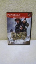 2002 Sony Playstation 2 Medal of Honor Frontline T for Teen Video Game Complete - $3.99