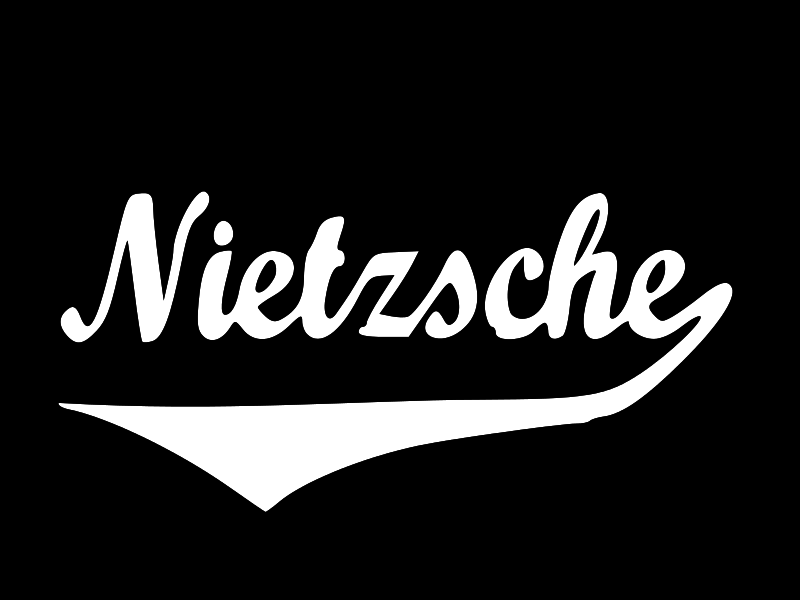 TEAM FRIEDRICH NIETZSCHE BASEBALL Vinyl Decal Car Wall Sticker CHOOSE SIZE