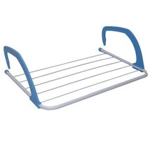 STRAAME Radiator Hooked Airer Cloth Washing Drying Rack Rail Indoor Adjustable - £7.11 GBP