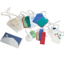 20 Handmade Christmas Gift Tags Stamped - $9.49