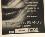 Temptation Island 2 Tv Guide Print Ad TPA8 - £4.66 GBP