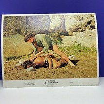 Lobby Card vtg movie theater 1970 Soldier Blue western Peter Strauss Ber... - £11.57 GBP